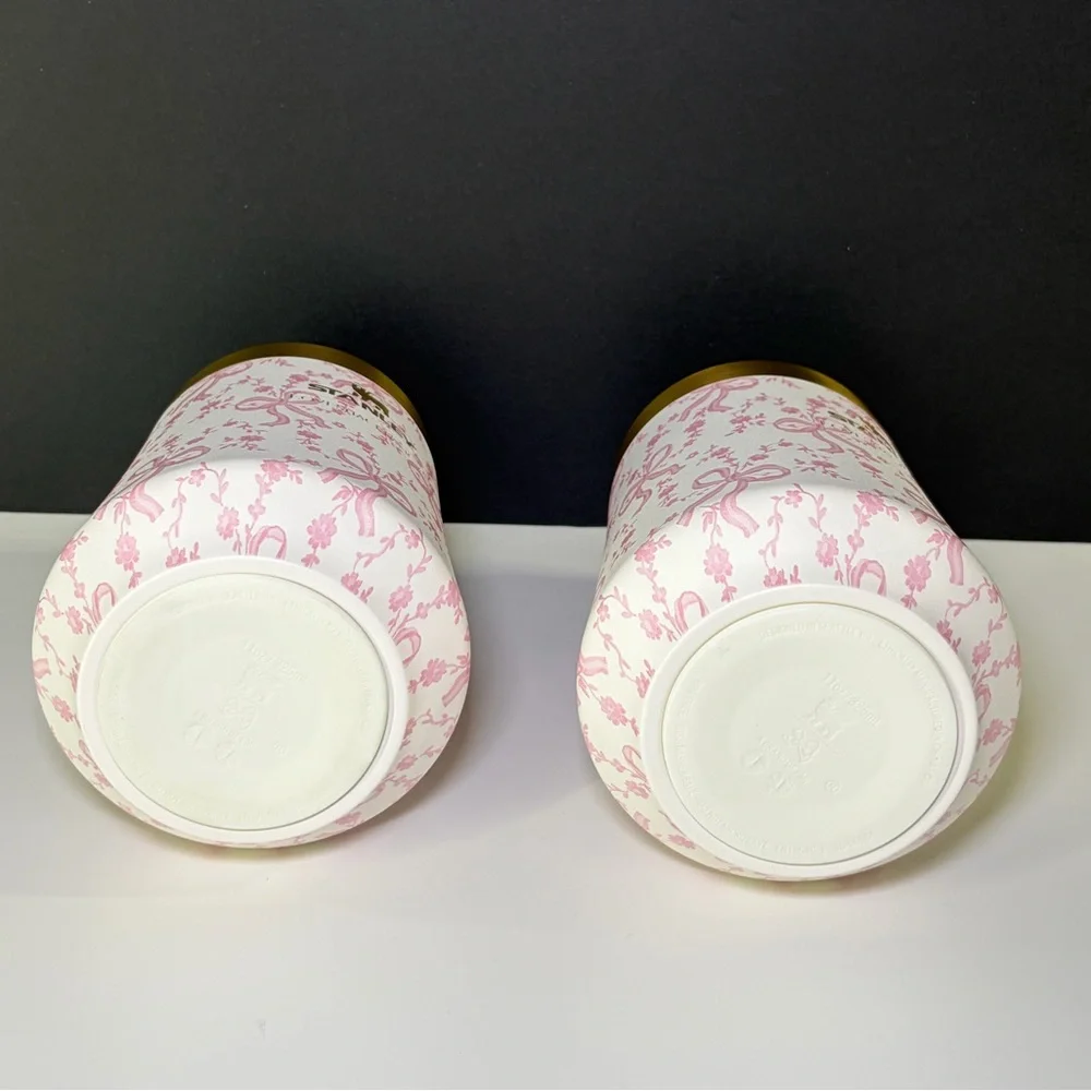 Stanley x LoveShackFancy Coquette Bow Chantilly Reserve Wine Tumbler Set of Two - Picture 7 of 9
